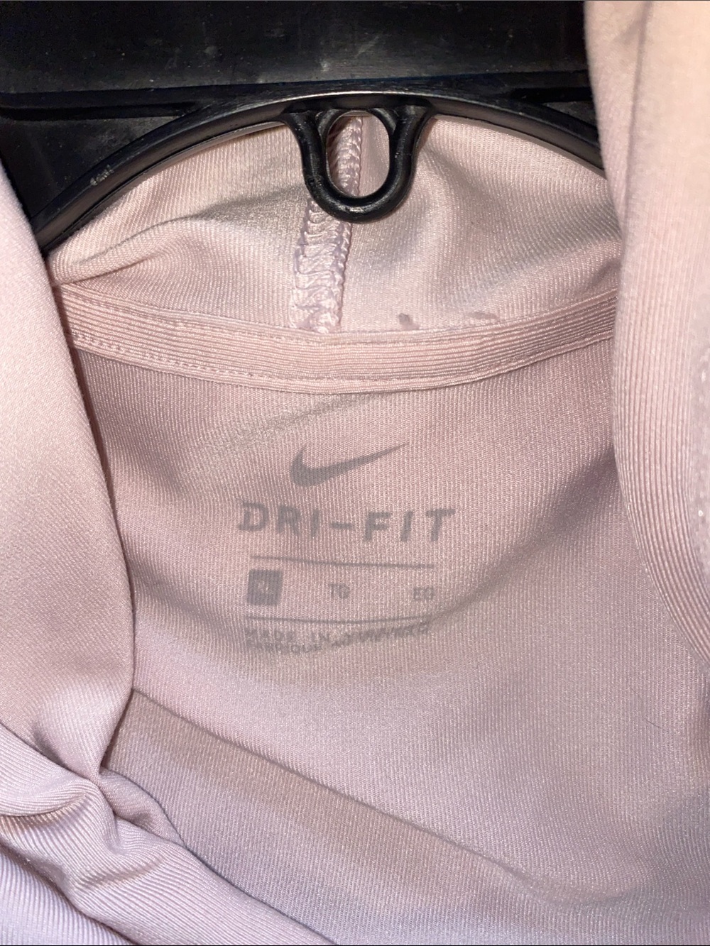 Nike Light Pink Pullover Hoodie Tunic - Picture 4 of 5